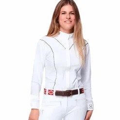 Polos Et Chemises*Sabbia Bianca - Chemise manches longues femme Lucine Blanc