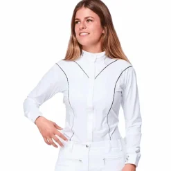 Polos Et Chemises*Sabbia Bianca - Chemise manches longues femme Lucine Blanc