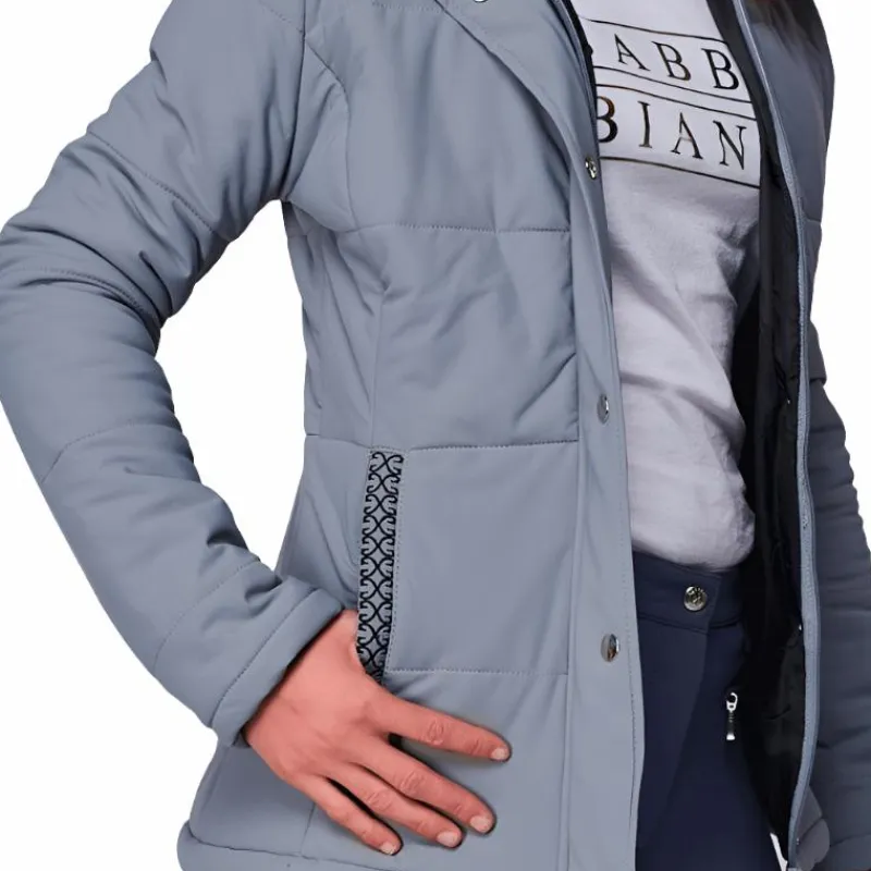 Blousons Et Manteaux*Sabbia Bianca - Manteau manches longues col montant femme Hera Gris