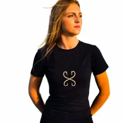 T-Shirts Et Baselayers*Sabbia Bianca - T-shirt manches courtes femme Aurore Noir