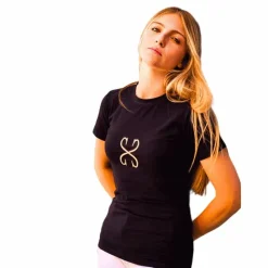 T-Shirts Et Baselayers*Sabbia Bianca - T-shirt manches courtes femme Aurore Noir