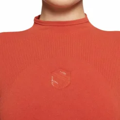 T-Shirts Et Baselayers*Samshield - Baselayer manches longues femme Alicia Turtle Neck copper coin Marron