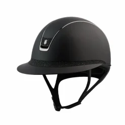 - Casque d'équitation Miss Shield 2.0 Shadowmatt   Crystal Fabric Casques D'Équitation À Visière Polo|Casques D'Équitation