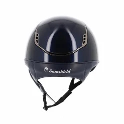 Casques D'Équitation À Visière Standard|Casques D'Équitation*Samshield - Casque Shadow Glossy 2.0 bleu Marine