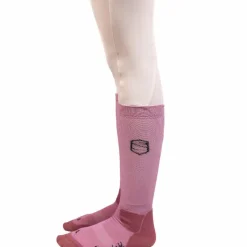 Chaussettes D'Équitation*Samshield - Chaussettes d'équitation unisexe Balzane Glitter blush pink Rose