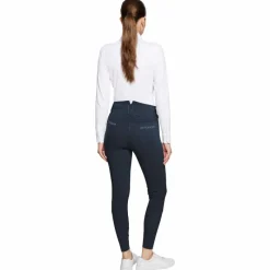 Pantalons D'Équitation*Samshield - Pantalon d'équitation femme Claranova full grip Marine