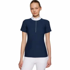 Sale - Polo de concours manches courtes femme Aloise Air cosmic blue Polos Et Chemises