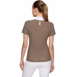 Polos Et Chemises*Samshield - Polo de concours manches courtes femme Roxy Premium camel Marron