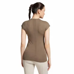- T-shirt manches courtes femme Luana Seamless kaki T-Shirts Et Baselayers