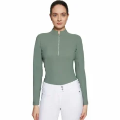 T-Shirts Et Baselayers*Samshield - T-shirt technique manches longues femme Brunella pistaccio Vert