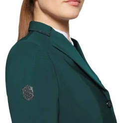 Vestes De Concours*Samshield - Veste de concours femme Victorine Crystal Fabric regular hunter green Vert