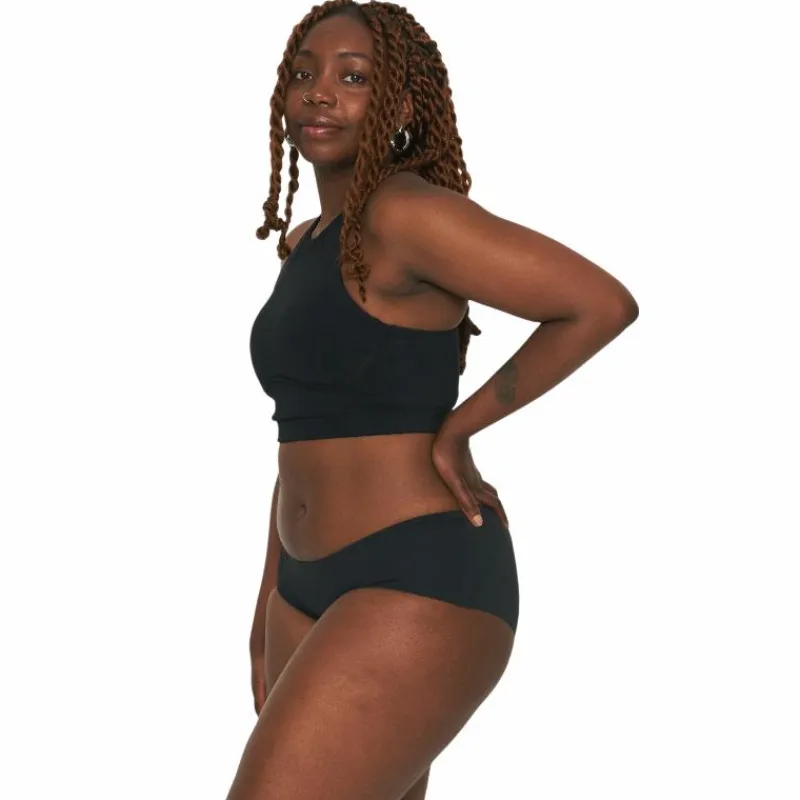 Sous-Vêtements*Smoon - Shorty menstruel Amphitrite flux moyen Noir