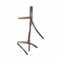 Bridons Poneys|Bridons*TdeT - Bridon et rênes Clincher Goya tabac