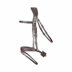 Online - Bridon et rênes têtière anatomique Matisse marron/marron Bridons Poneys|Bridons