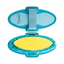 Best -  Brosse éponge bicolore turquoise/ ciel Grooming|Éponges