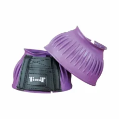 Horseball|Concours Complet D'Equitation*TdeT - Cloches Caoutchouc Velcro violet