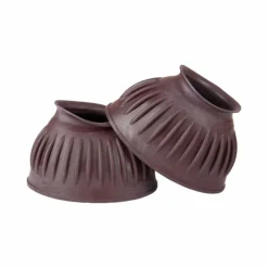 Sale - Cloches fermées caoutchouc marron Horseball|Concours Complet D'Equitation