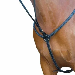 Hot - Collier de chasse doublé noir Colliers De Chasse Poneys|Colliers De Chasse