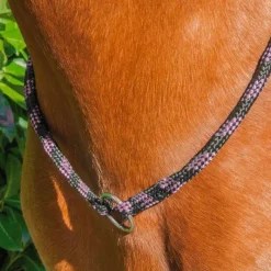 Éthologie|Cordelettes*TdeT - Cordelette en corde avec anneau noir/rose