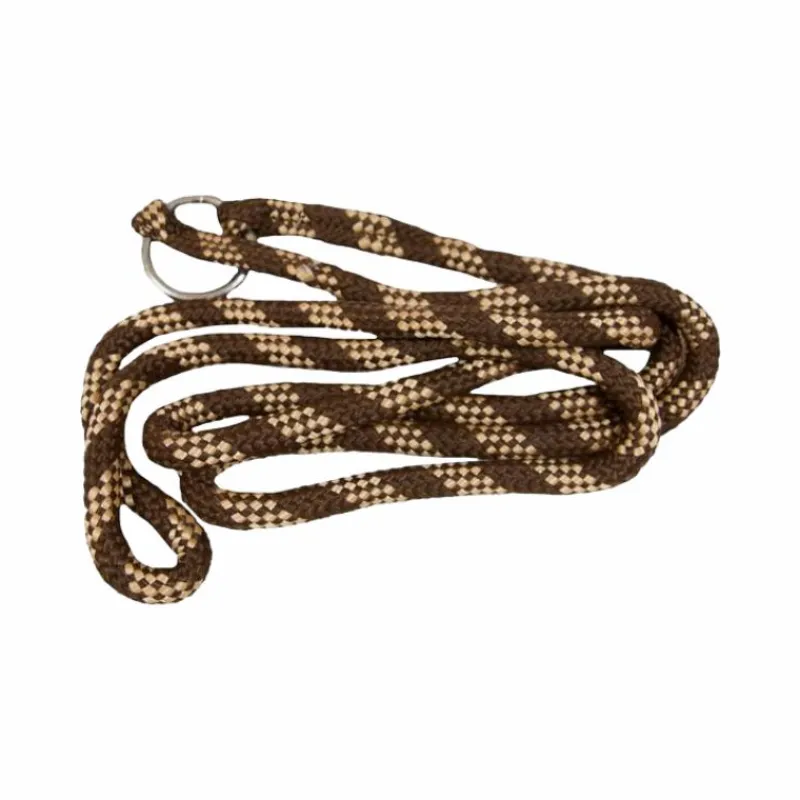 Éthologie|Cordelettes*TdeT - Cordelette en corde avec anneau marron/beige