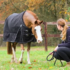 Couvertures Et Chemises*TdeT - Couverture de pré Stretch Neck® /gris 300g Noir