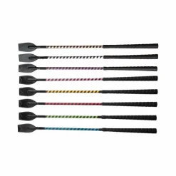 Cravaches*TdeT -  Cravache Sucre d'Orge rouge/noir