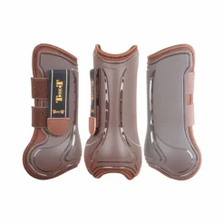 - Guêtres ouvertes Design marron x2 Cso|Guêtres Ouvertes