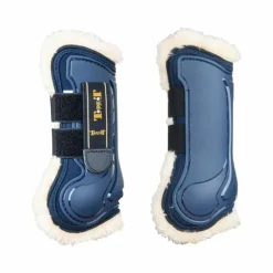 Cso|Guêtres Ouvertes*TdeT - Guêtres ouvertes Design avec doublure mouton marine x2