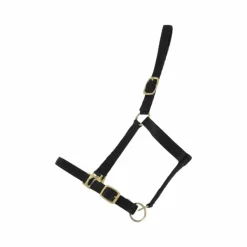 Licols Poneys|Licols En Nylon*TdeT - Licol synthétique doublé suédine Noir