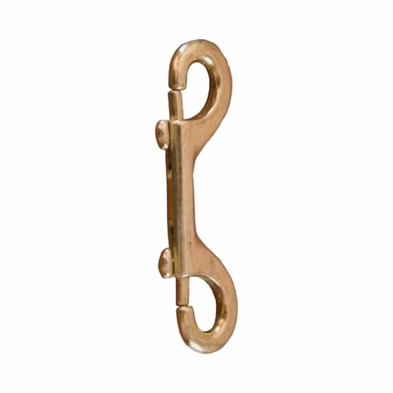 Quincaillerie|Mousquetons*TdeT - Mousqueton double œil laiton