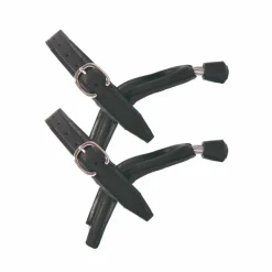 Éperons De Polo*TdeT - Éperons en cuir avec embout caoutchouc femme Noir