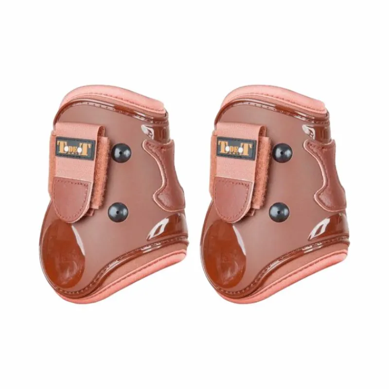 Endurance|Protège-Boulets*TdeT - Protèges boulet coque et cuir marron