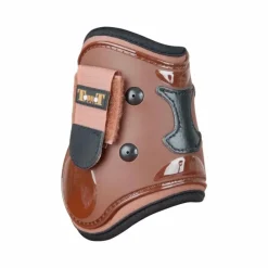Endurance|Protège-Boulets*TdeT - Protèges boulet coque et cuir marron/noir