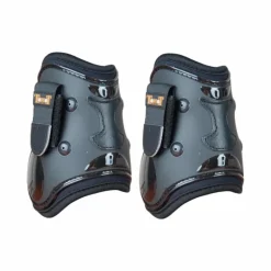 Sale - Protèges boulet coque et cuir noir Endurance|Protège-Boulets