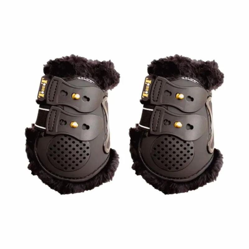 Endurance|Protège-Boulets*TdeT - Protèges boulet Proteck' Compet doublure mouton noir/noir