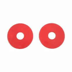 Hot - Rondelles de mors en caoutchouc rouge Accessoires De Mors