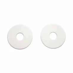 Accessoires De Mors*TdeT - Rondelles de mors en caoutchouc blanc