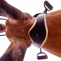 Sangles Anatomiques*TdeT - Sangle anatomique en cuir mouton Havane