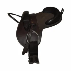 Selles Poneys|Bardettes*TdeT -  Selle bardette foncé Havane