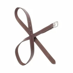 Étrivières*TdeT - Étrivière cuir et nylon havane foncé