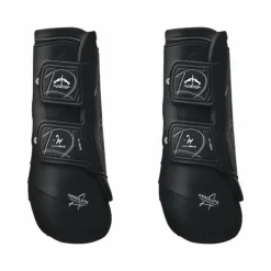 Sale - Guêtres fermées postérieurs Absolute velcro noir x2 Guêtres Fermées|Dressage