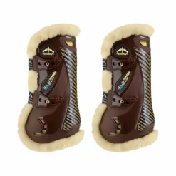 Guêtres Ouvertes|Cso*Veredus - Guêtres ouvertes Kevlar Gel Vento Save the Sheep Marron x2