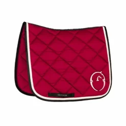 Dressage|Tapis De Selle*Vestrum - Tapis de dressage Chicago / blanc/ noir Bordeaux