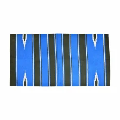 Online - Tapis navajo coton/ acrylique noir/ Western|Tapis De Western